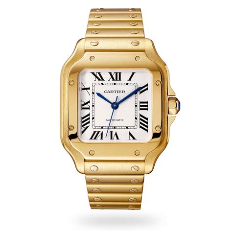 gold santos cartier